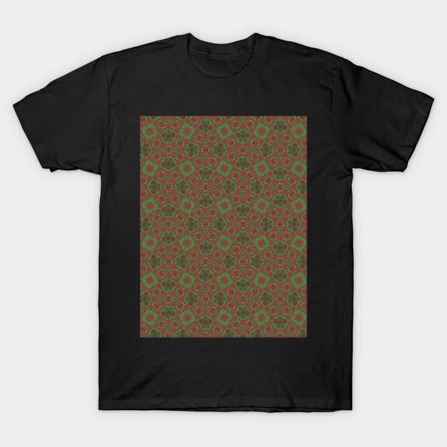 Christmas Colors Dancing Boxes - WelshDesignsTP003 T-Shirt by WelshDesigns